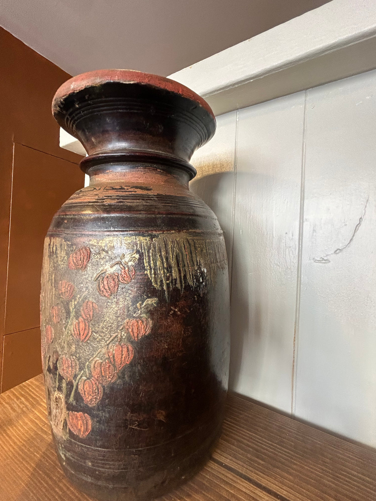 Mango Wood Vessel Latern