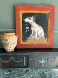 Reclaimed Door Hound Wallhanging