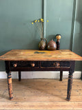 Vintage Folk Art Swan Table