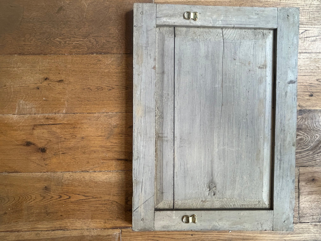 Reclaimed Door Wallhanging with Hound