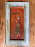 Reclaimed Door Wallhanging Fairy I