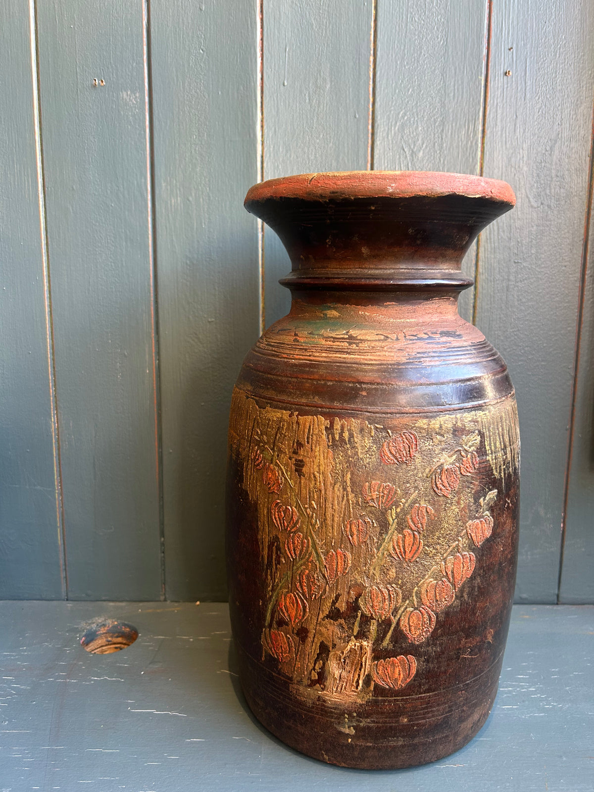 Mango Wood Vessel Latern