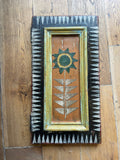 Folk Art Flower Wall Hanging