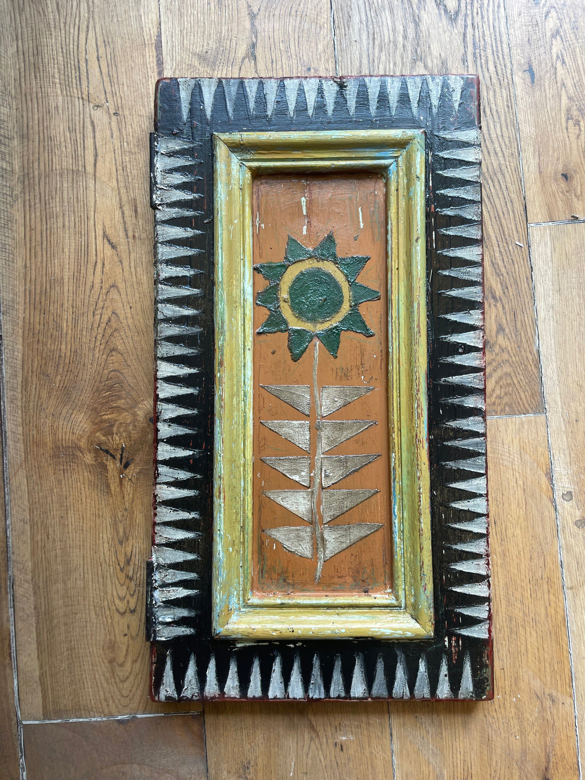 Folk Art Flower Wall Hanging