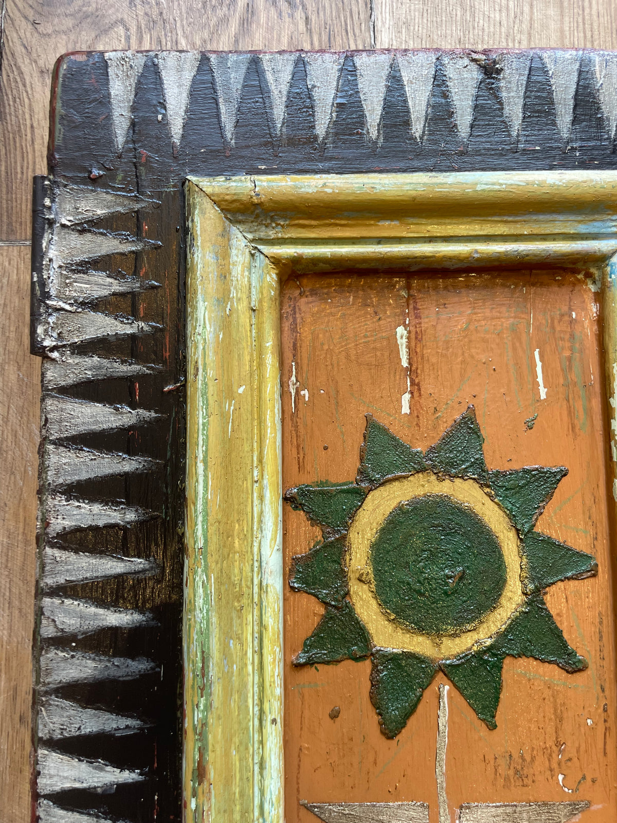 Folk Art Flower Wall Hanging