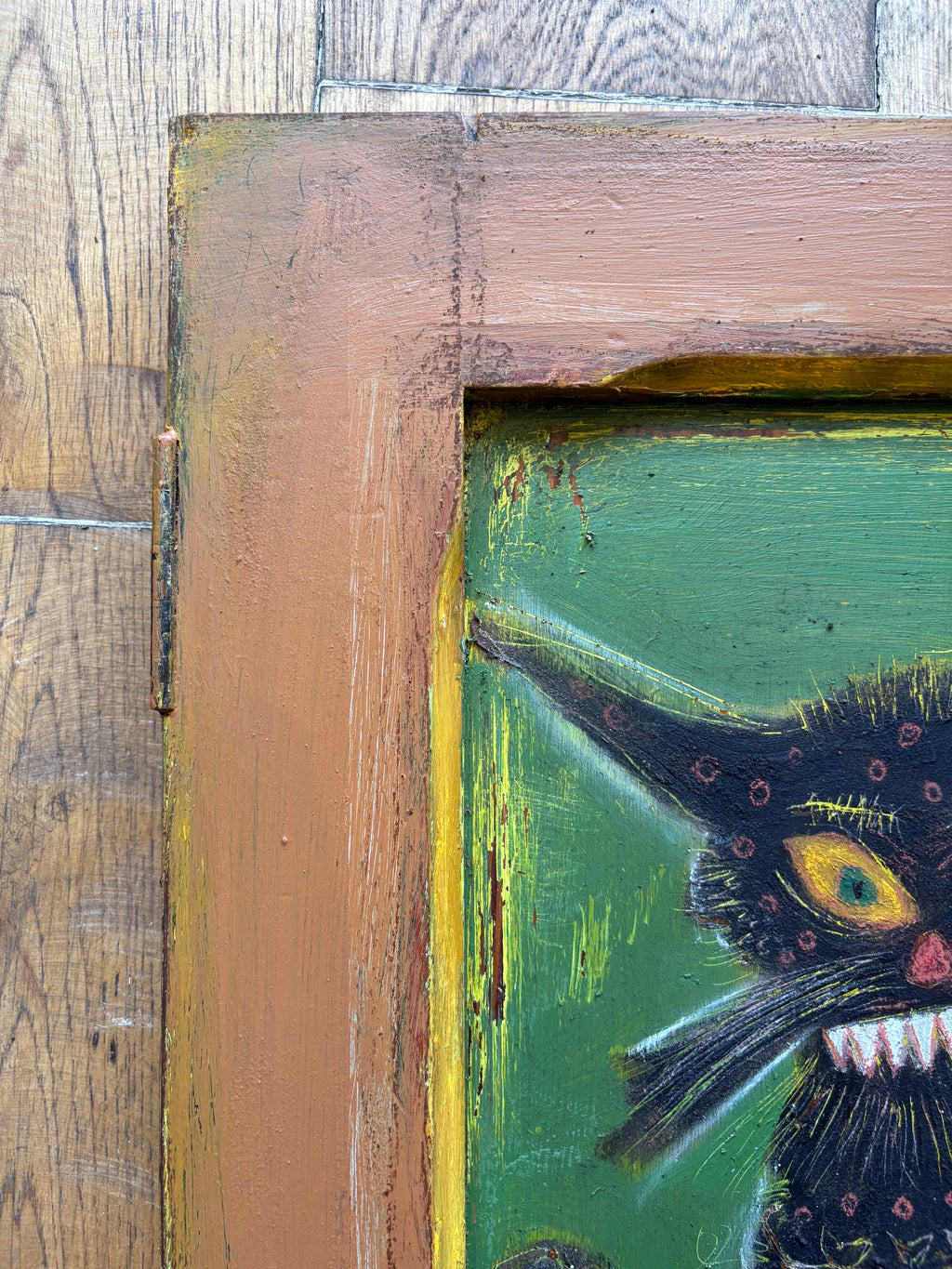 Cat with Fishbone Necklace
