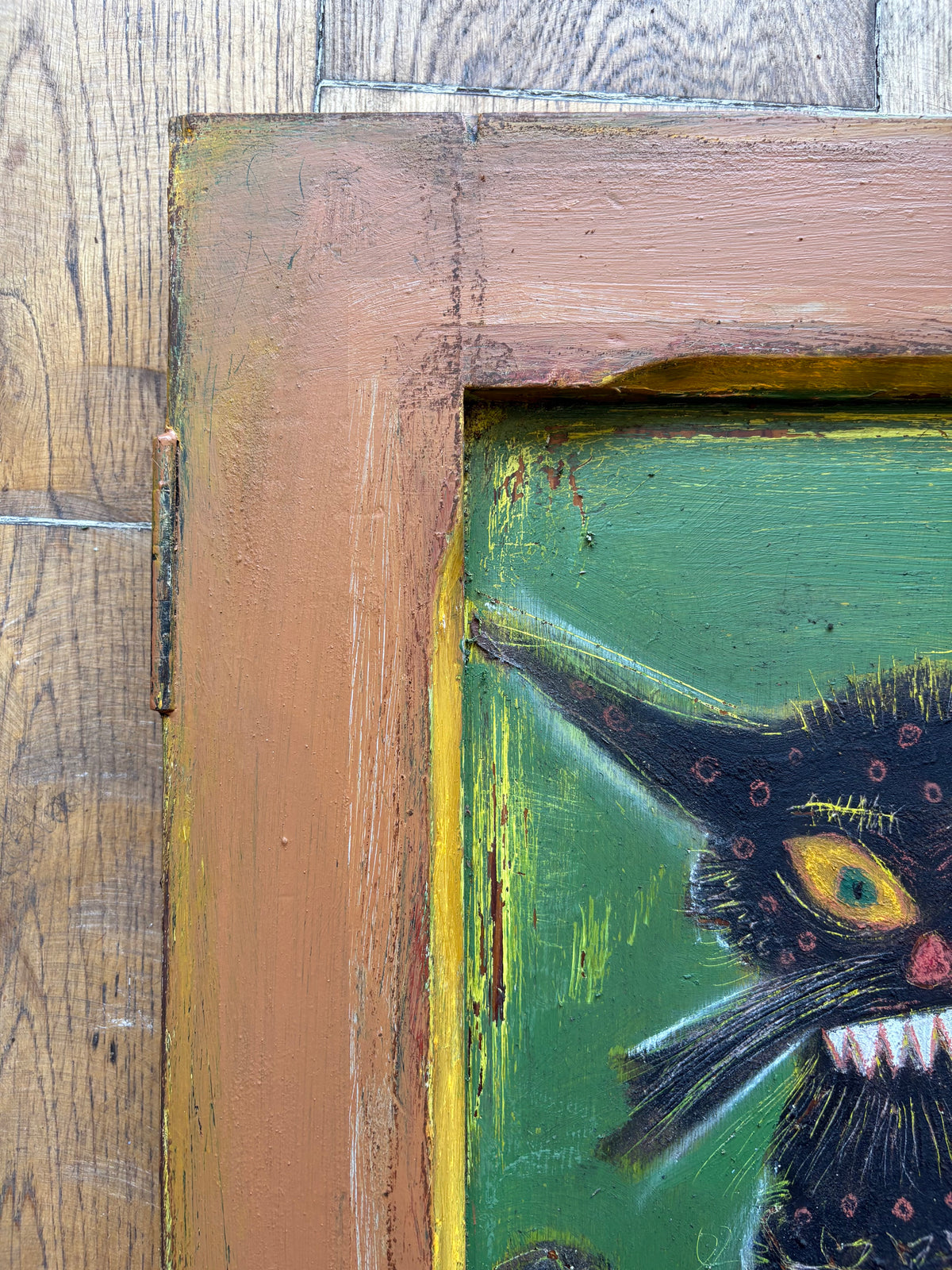 Cat with Fishbone Necklace